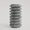Pamono Silver Travertine Layer Vase from Kiwano Concept> Tabletop|Vases