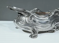 Hot Pamono Silvered Bronze Planter by Victor Saglier
