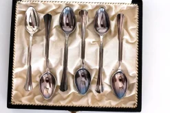 Best Pamono Silvered Mocca Spoons from Argentor Werke, 1950s, Set of 6