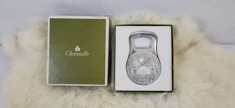 Discount Pamono Silver-Plated Bottle Opener from Christofle, 1920s