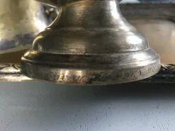 Best Pamono Silver-Plated Brass Sugar Bowls & Tray, 1960s, Set of 3