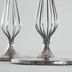 Outlet Pamono Silver-Plated Candleholders by Gustav Beran for Van Kempen & Begeer 1960s, Set of 2