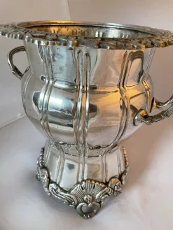 Pamono Silver-Plated Champagne Bucket or Wine Cooler from Royal Sheffield><noscript><img width=