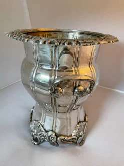 Pamono Silver-Plated Champagne Bucket or Wine Cooler from Royal Sheffield><noscript><img width=