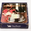 Sale Pamono Silver-Plated Coasters with Floral Decoration from Reader's Digest, 1980s, Set of 7