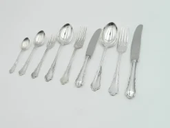 Pamono Silver-Plated Cutlery Set for Six People, 1920s, Set of 57><noscript><img width=