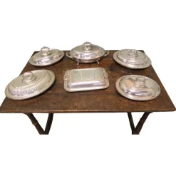 Outlet Pamono Silver-Plated Dinner Service, 1920s, Set of 6