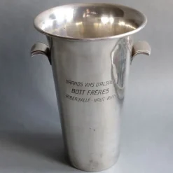 Pamono Silver-Plated Grands Vins D'Alsace Bott Frères Ribeauvillé Champagne Cooler, 1930s> Ice Buckets & Wine Coolers