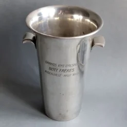 Pamono Silver-Plated Grands Vins D'Alsace Bott Frères Ribeauvillé Champagne Cooler, 1930s><noscript><img width=