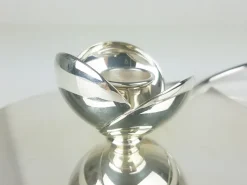 Discount Pamono Silver-Plated Metal Candleholder from Lino Sabattini, 1970s