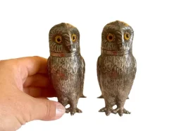 Best Pamono Silver-Plated Metal Salt Shakers by Armand Frénais, Set of 2
