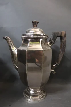 Pamono Silver-Plated Tea and Coffee Set from Christofle, Set of 5><noscript><img width=