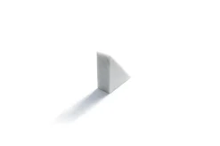 Pamono Single Large Bookend in White Carrara Marble with Triangular Shape><noscript><img width=