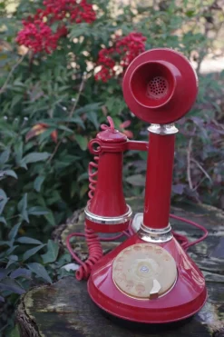New Pamono Sip Candle Phone in Red Plastic