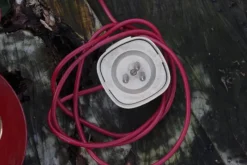 New Pamono Sip Candle Phone in Red Plastic
