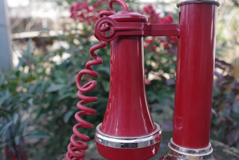 New Pamono Sip Candle Phone in Red Plastic