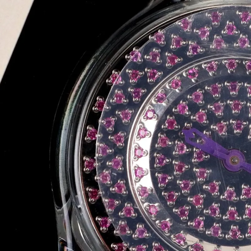 Clearance Pamono Skin Ruby Lustrous Bliss SFZ112 Watch from Swatch