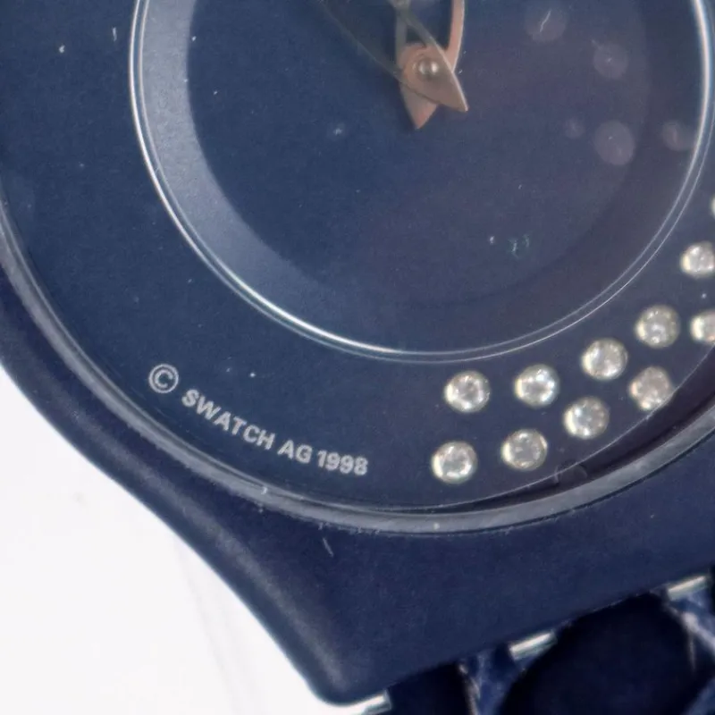Pamono Skin Starry Night 21 Diamanti SFZ 101 Watch from Swatch> Watches
