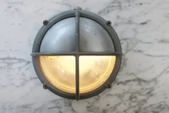 Pamono Skot Lamp Outdoor Lamp in Gray Design by Lauritz Knudsen for Louis Poulsen, 1990s> Garden Lighting