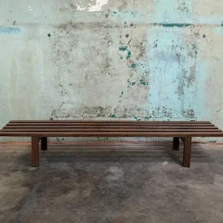 Pamono Slatted Bench by Martin Visser> Benches