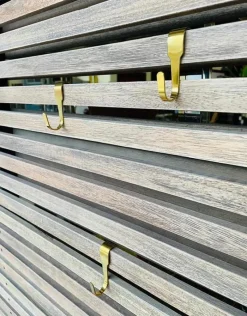 Pamono Slatted Wood Panel Room Divider or Slatted Coat Rack><noscript><img width=