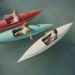 Hot Pamono Slim Aarons, Lake Tahoe Canoes, 1959 / 2020s, Limited Edition Estate Stamped Photographic Print