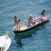 Online Pamono Slim Aarons, Porto Ercole Watercraft, 1969, C-Print Photograph