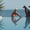 Pamono Slim Aarons, Von Pantz Pool, 1985, C-Type Print> Photography