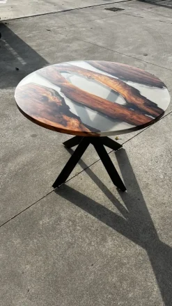 Discount Pamono SLR Table in Epoxy Resin by Andrea Toffanin for Hood - Back & Forth Design