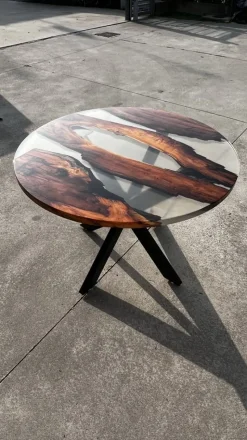 Discount Pamono SLR Table in Epoxy Resin by Andrea Toffanin for Hood - Back & Forth Design