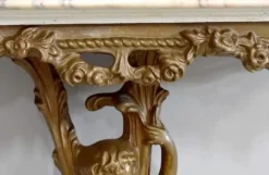 Pamono Small Antique Carved Console Table><noscript><img width=