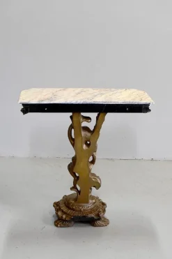 Pamono Small Antique Carved Console Table><noscript><img width=
