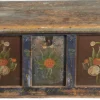 New Pamono Small Antique Chamfered Chest in Softwood, 1897