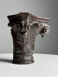 Pamono Small Antique Column, 1800s> Pedestals And Columns