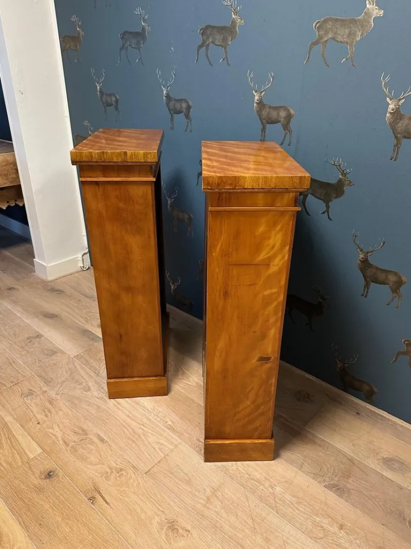Best Pamono Small Antique Open Bookcases, 1890s, Set of 2