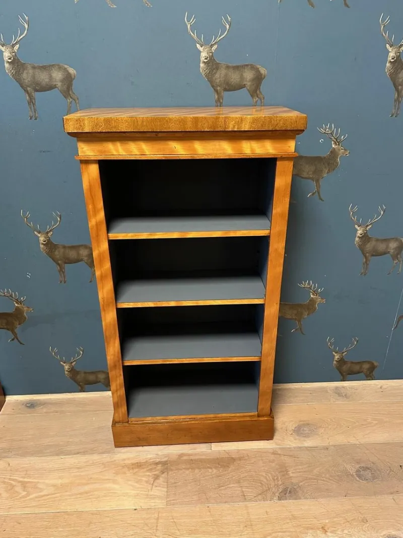 Best Pamono Small Antique Open Bookcases, 1890s, Set of 2