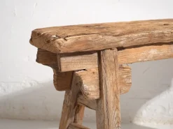 Outlet Pamono Small Antique Primitive Style Bench, 1870s