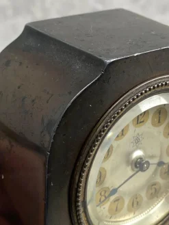 Pamono Small Art Nouveau Mantel Clock by Junghans Darmstadt, 1890s><noscript><img width=