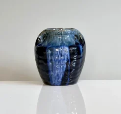 Pamono Small Art Nouveau Sculptural Studio Ceramic Vase, Germany, 1920s><noscript><img width=