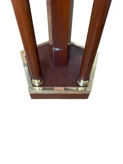 Pamono Small Art Nouveau Table and Chairs, 1910s, Set of 5> Living Room Sets