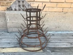 New Pamono Small Bottle Dryer in Iron, France, 1930s