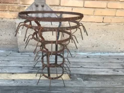 New Pamono Small Bottle Dryer in Iron, France, 1930s