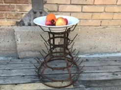 New Pamono Small Bottle Dryer in Iron, France, 1930s