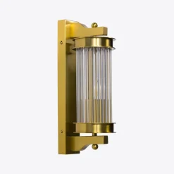 Clearance Pamono Small Brass Elon Wall Light from Pure White Lines