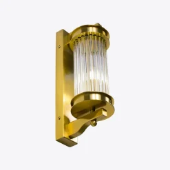 Clearance Pamono Small Brass Elon Wall Light from Pure White Lines