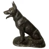 Pamono Small Bronze Dog, 20th Century> Art Deco