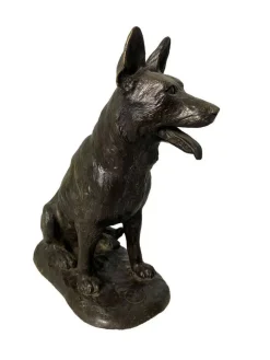 Pamono Small Bronze Dog, 20th Century><noscript><img width=