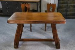 Online Pamono Small Brutalist Table Set with Bench, 1960s, Set of 2