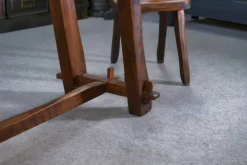 Online Pamono Small Brutalist Table Set with Bench, 1960s, Set of 2