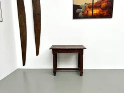 Pamono Small Carved Oak Writing Table, 19th Century> Desks
